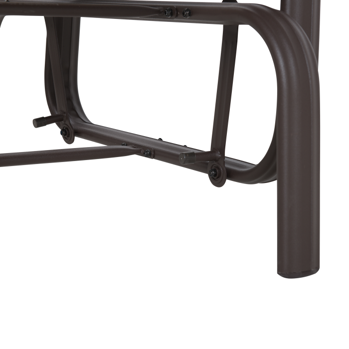 Scaun de grădină BORGIO Metal Maro/Gri [9]