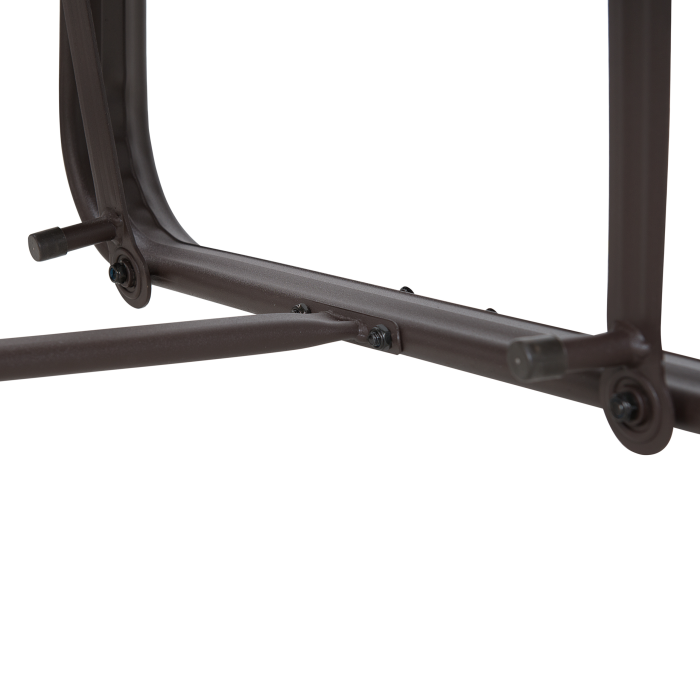 Scaun de grădină BORGIO Metal Maro/Gri [8]