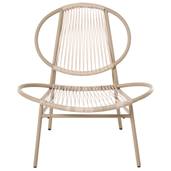 Garden chair OVARO Synthetic rattan Beige [4]