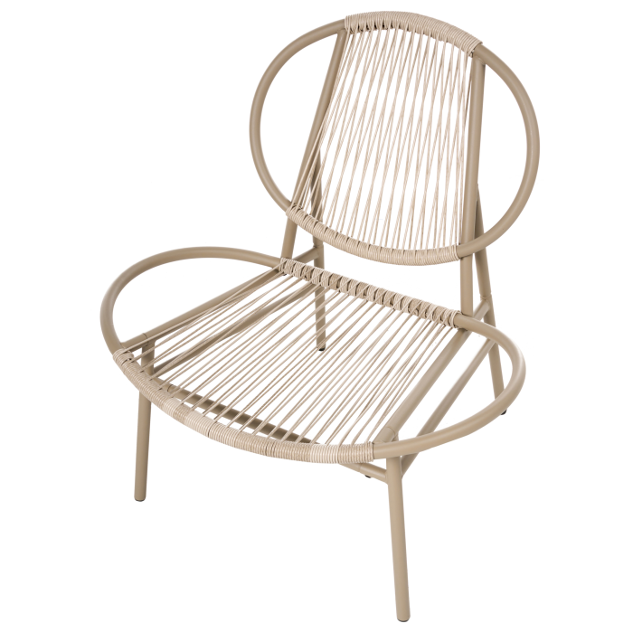 Garden chair OVARO Synthetic rattan Beige [6]