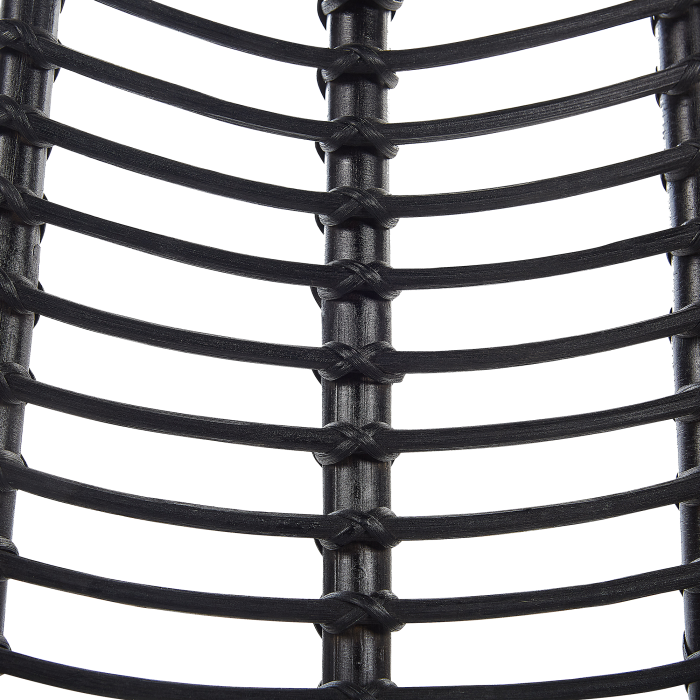 Dining chair CANORA Black Rattan [7]