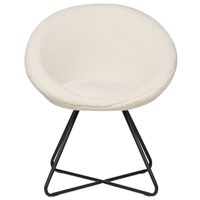 Dining chair FLOBY II Boucle Off-white [5]