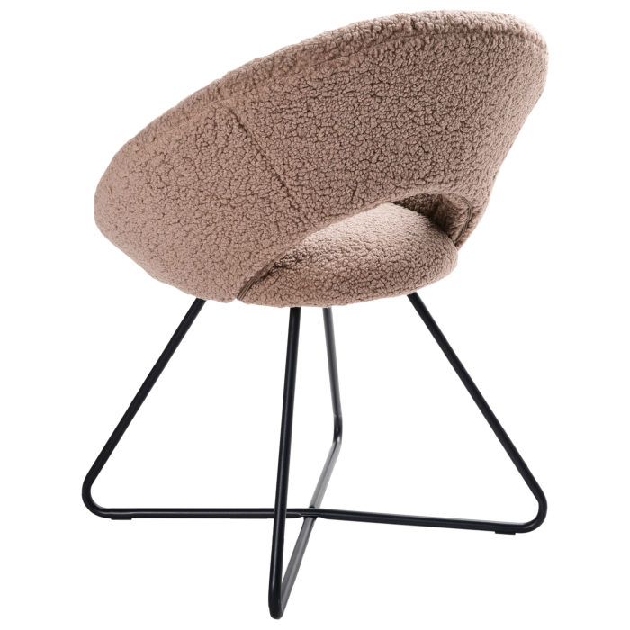 Scaun dining RACHEL Boucle Taupe [6]