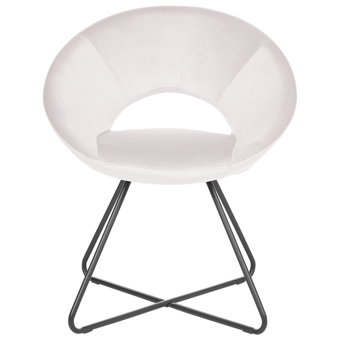 Dining chair RACHEL Velvet Off-white [4]