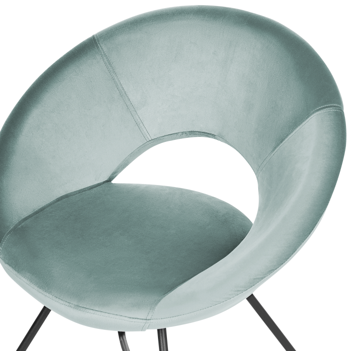 Scaun dining RACHEL Catifea Verde mentă [6]