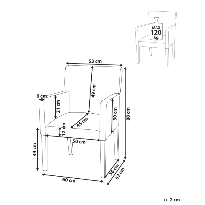 Dining chair ROCKEFELLER Beige [3]