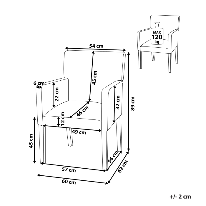 Dining chair ROCKEFELLER Black [3]