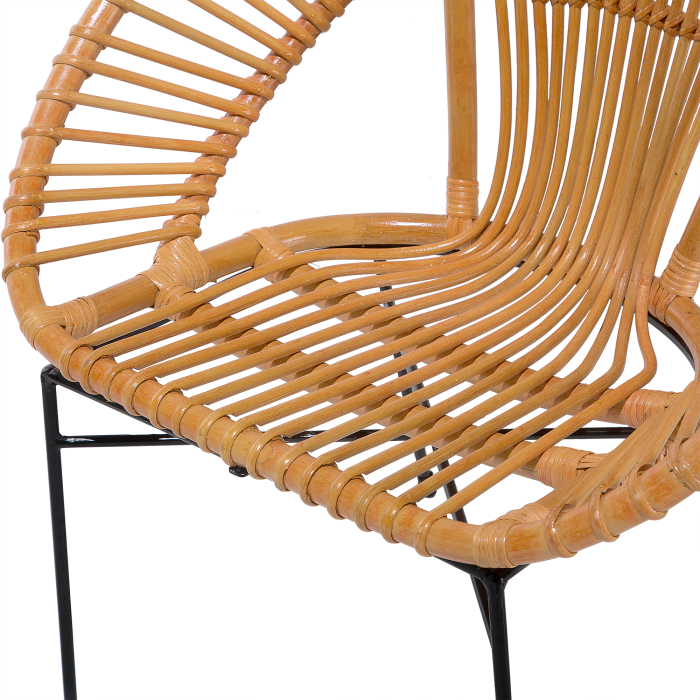 Scaun dining SARITA Ratan Natural [8]