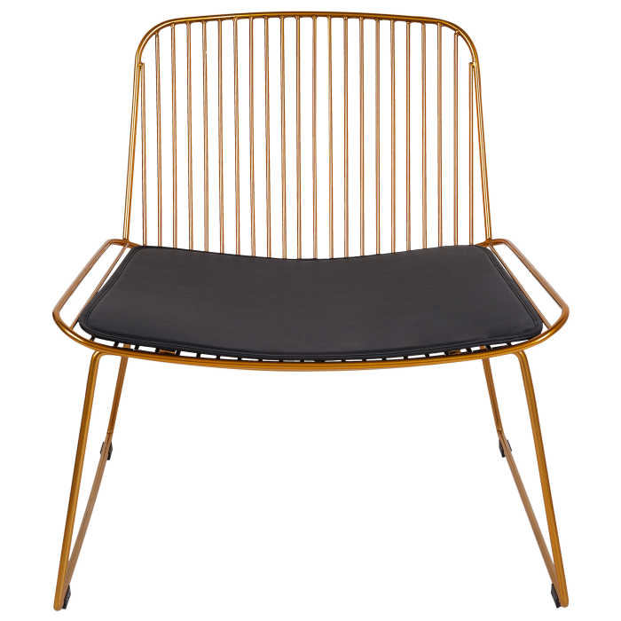 Scaun dining SNORUM Metal Auriu [4]