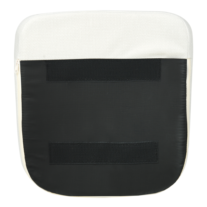 Scaun dining YORKVILLE II Catifea Alb-murdar [7]