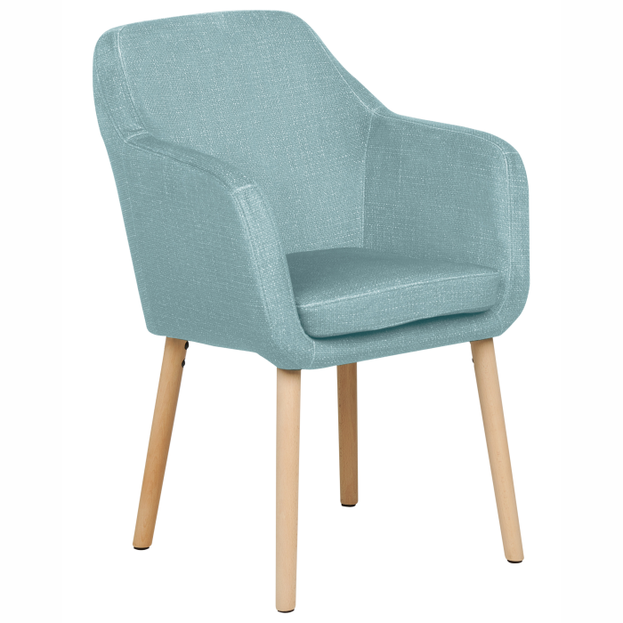 Dining chair YORKVILLE II Light blue velvet [2]