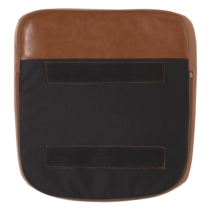 Scaun dining YORKVILLE Piele ecologică Maro auriu [10]