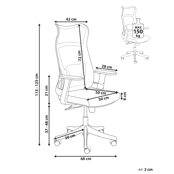 Scaun ergonomic BARD  Verde [3]