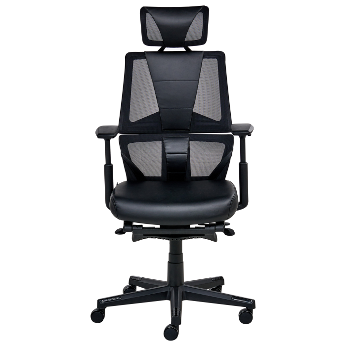 Scaun ergonomic CREATOR Piele ecologică Negru [5]