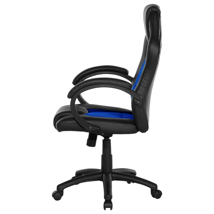 Ergonomic chair FIGHTER Eco-leather Navy Blue [5]