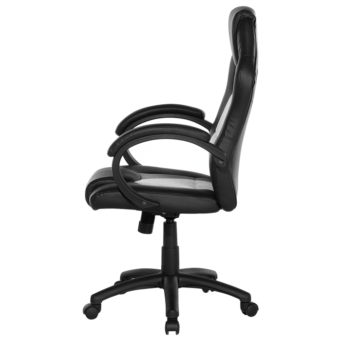Ergonomic chair FIGHTER Eco-leather Light grey [5]