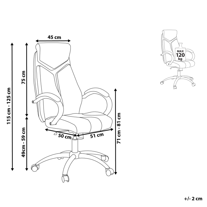 Ergonomic chair FORMULA Beige [3]
