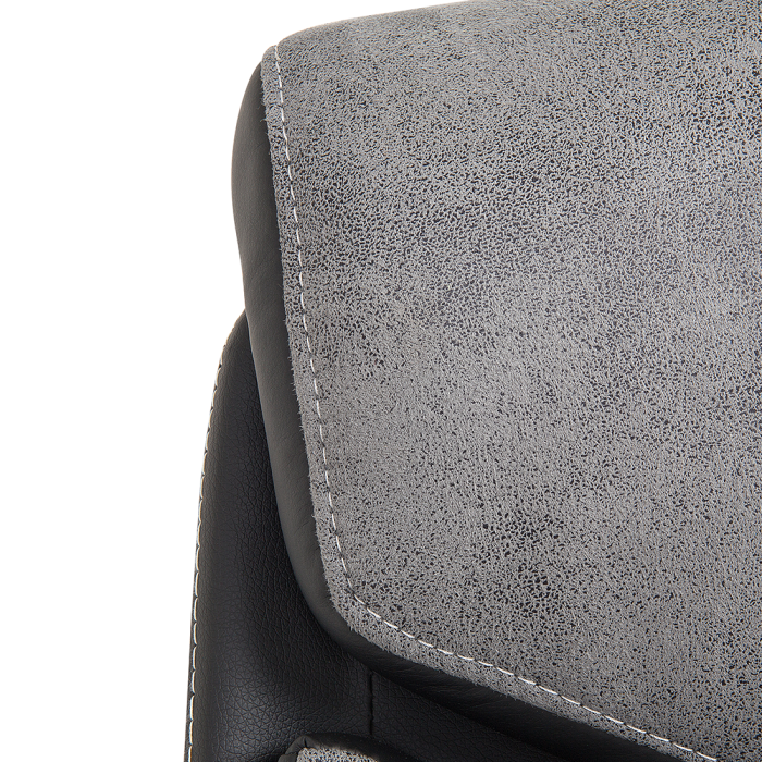 Scaun ergonomic FORMULA Piele ecologică Gri [5]