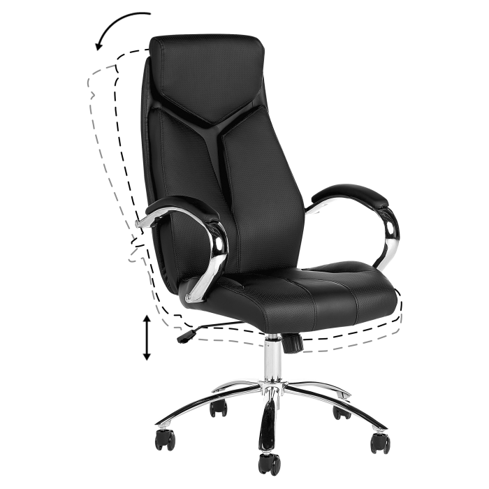 Ergonomic chair FORMULA Eco-leather Black [8]
