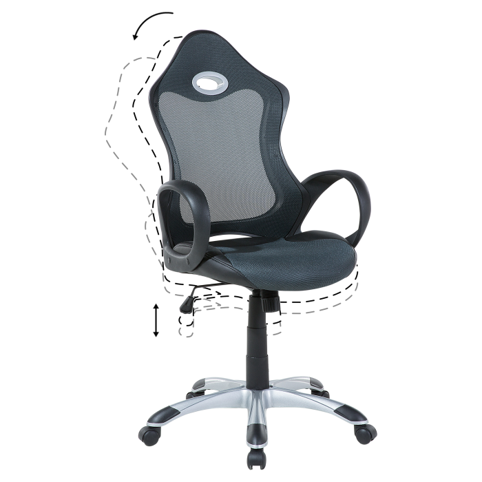 Scaun ergonomic iCHAIR Gri [7]