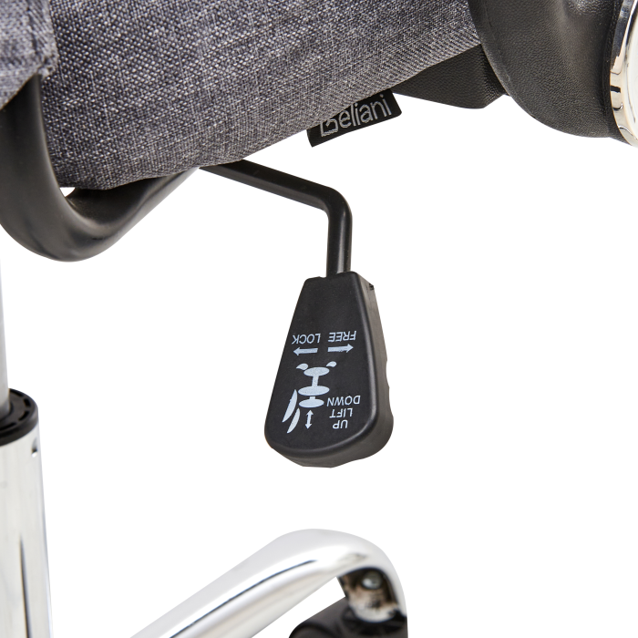 Scaun ergonomic PIONEER Gri închis [8]