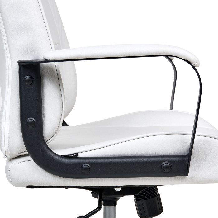 Scaun ergonomic REBEL  Alb-murdar [6]