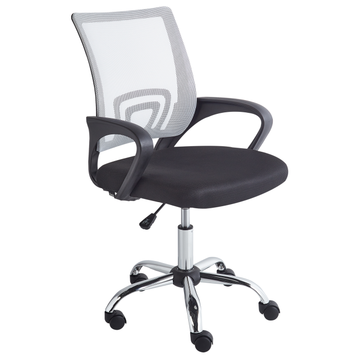 Scaun ergonomic SOLID Negru/Alb [2]