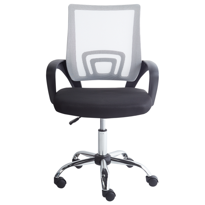 Scaun ergonomic SOLID Negru/Alb [4]