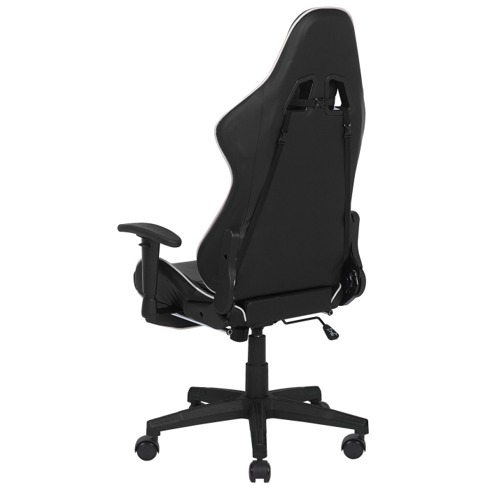 Scaun gaming VICTORY Piele ecologică Alb [6]