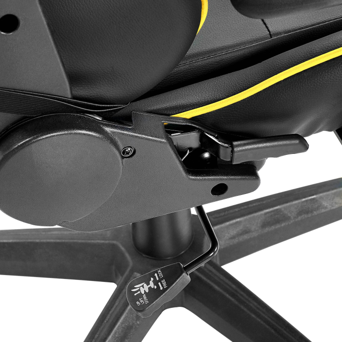 Gaming chair VICTORY Eco-leather Yellow [9]