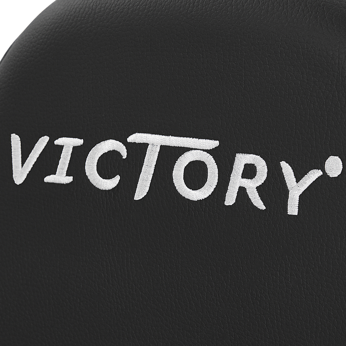 Scaun gaming VICTORY Piele ecologică Gri închis [6]