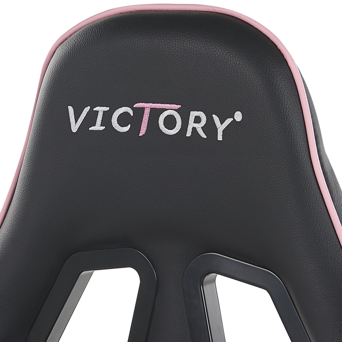 Scaun gaming VICTORY Piele ecologică Roz [9]