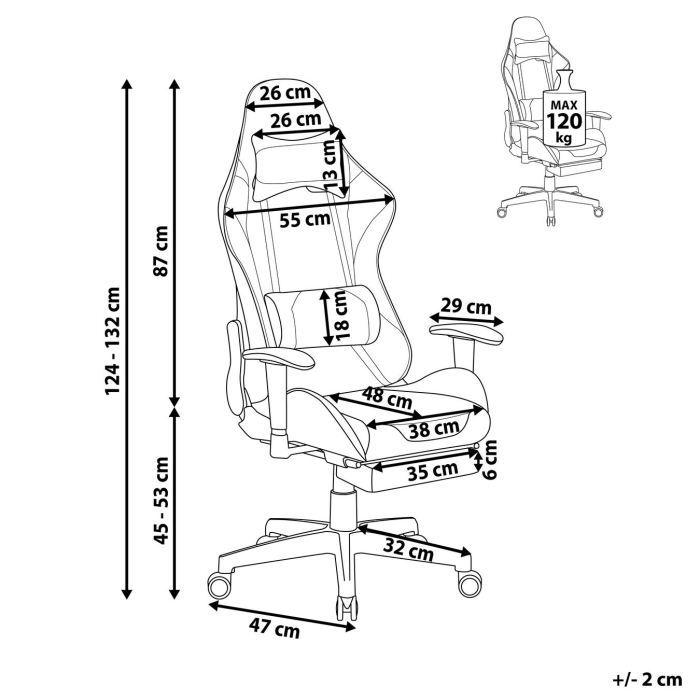 Scaun gaming VICTORY Piele ecologică Roz [3]