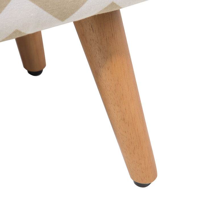 TAKOMA Stool Cotton Beige [8]