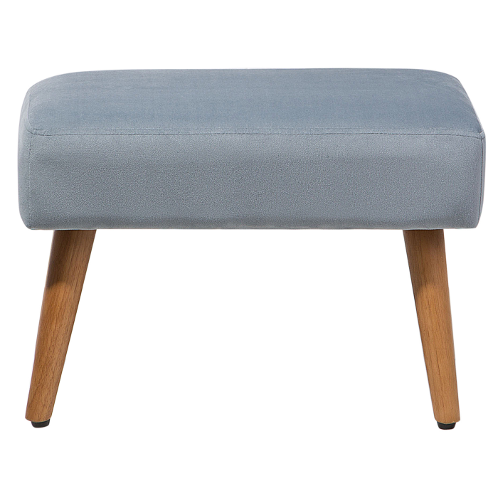 Scaun taburet TAKOMA Catifea Gri [4]