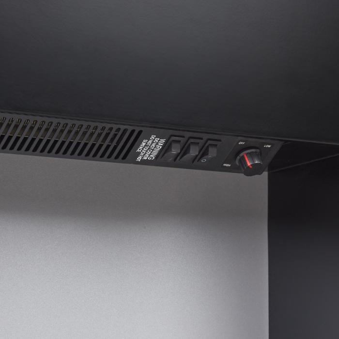 Electric fireplace with heating function DJURAB Black [8]