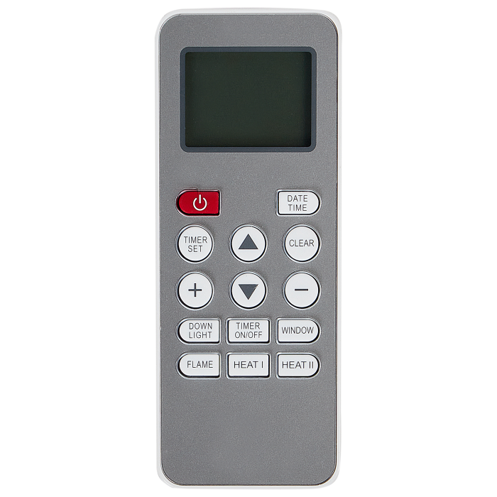 Electric fireplace with heating function KAROO With remote control White [6]