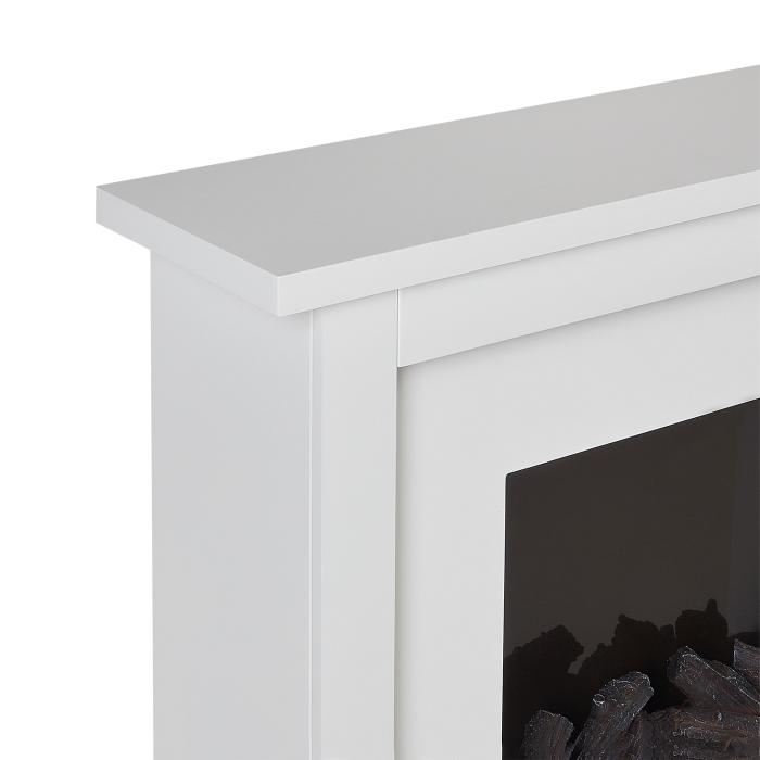Electric fireplace with heating function KAROO With remote control White [7]