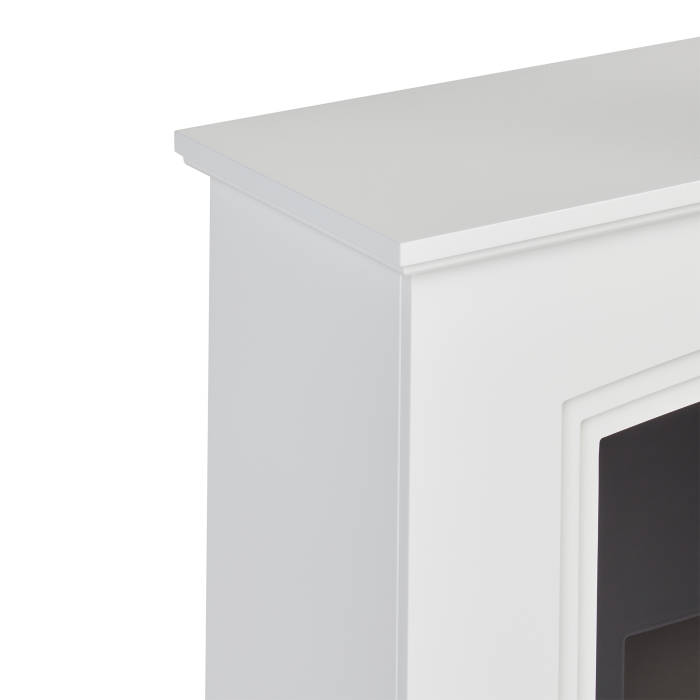 Electric fireplace with heating function NYIRI White [6]