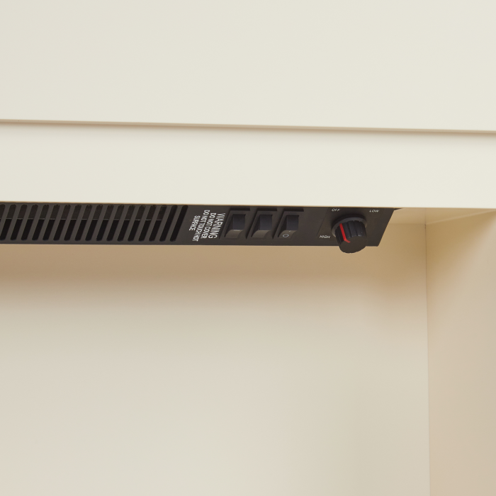 Electric fireplace with heating function SAHARA Beige [7]