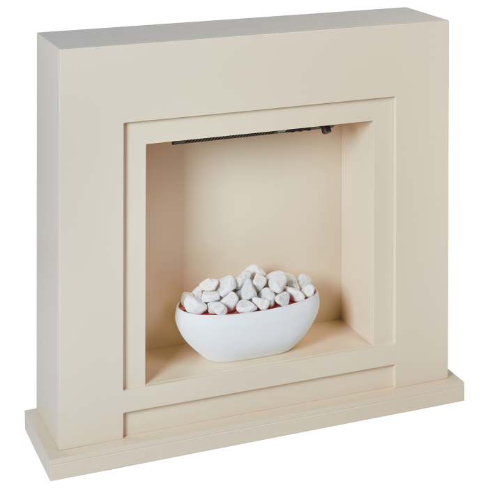 Electric fireplace with heating function SAHARA Beige [4]