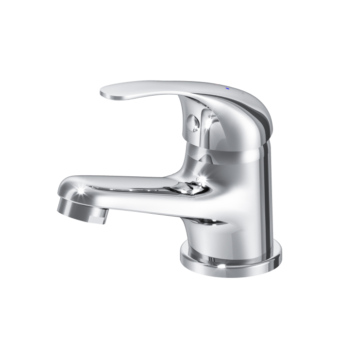 F4098301 Play, Set 3-in-1: basin mixer, bath/shower mixer with shower kit, chrome [2]