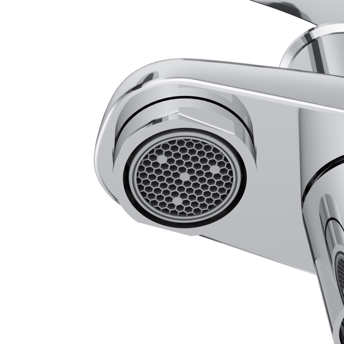 F4098301 Play, Set 3-in-1: basin mixer, bath/shower mixer with shower kit, chrome [7]