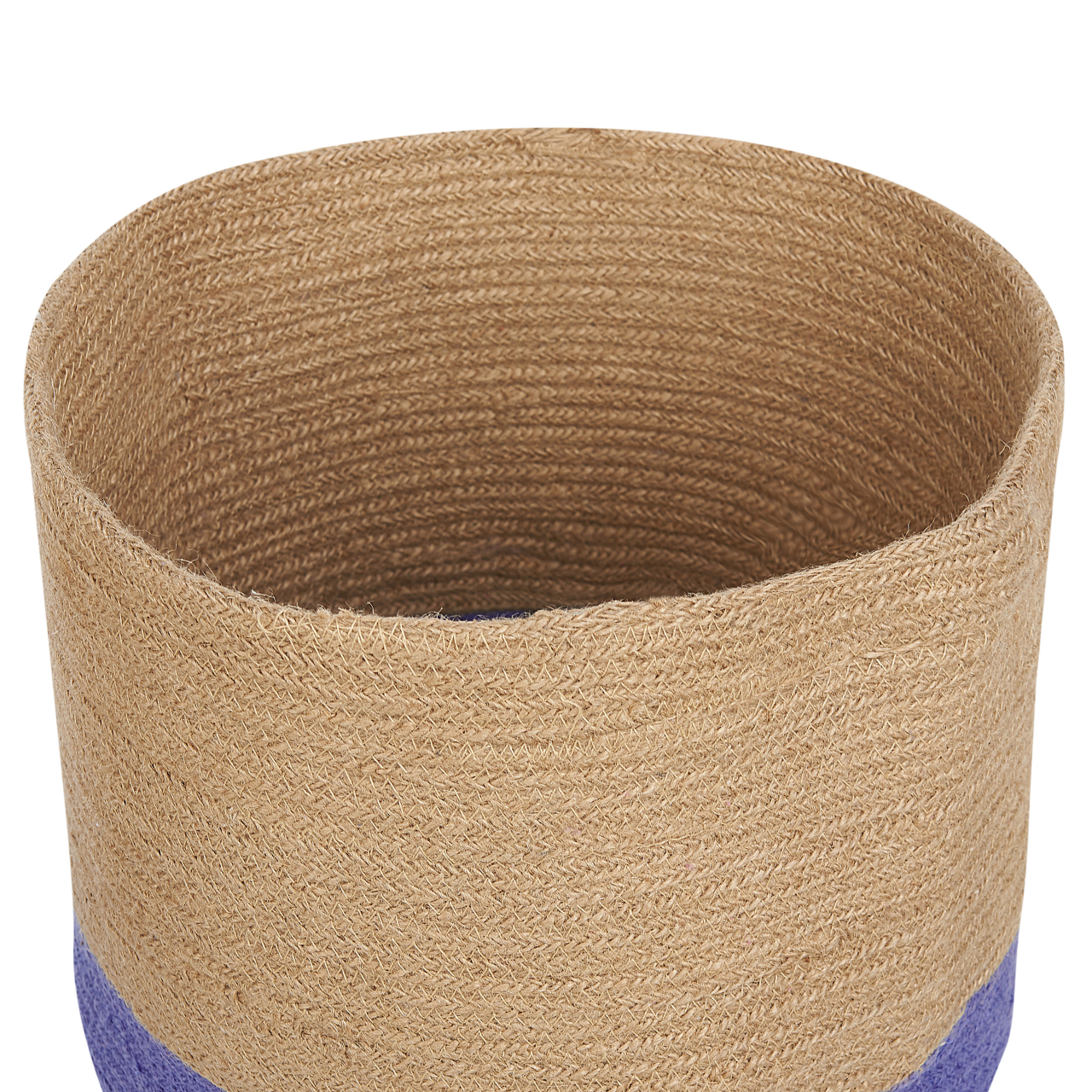 Set of 2 BULANIK baskets Jute Purple [5]