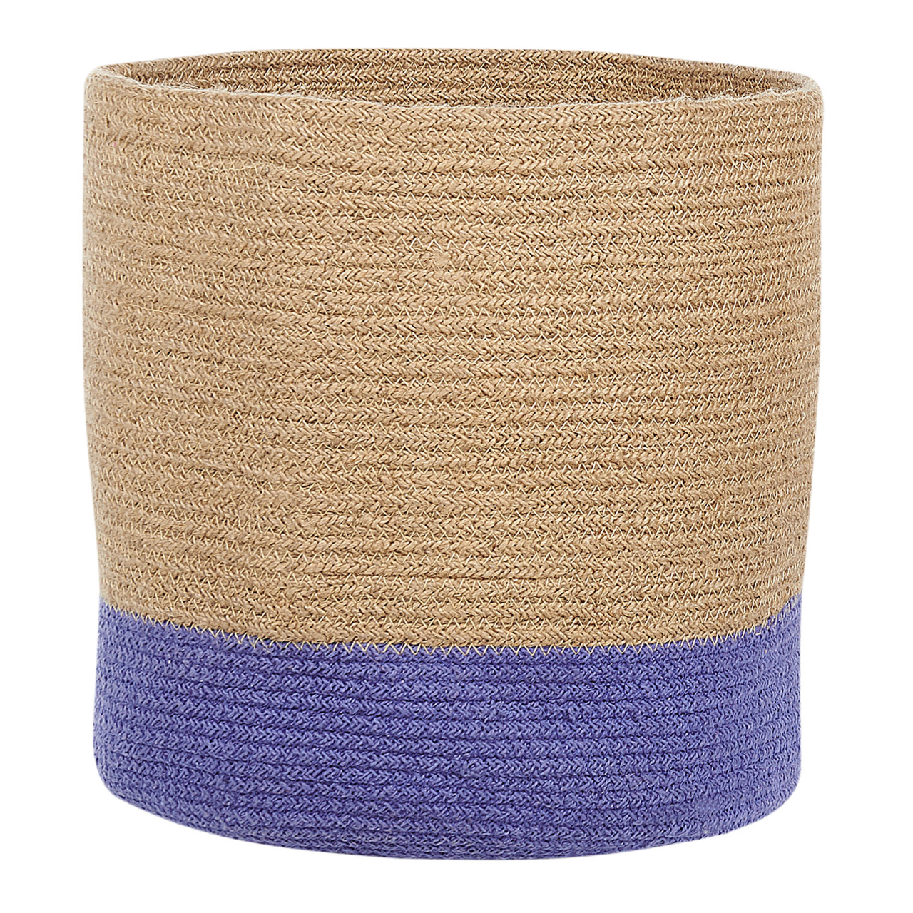 Set of 2 BULANIK baskets Jute Purple [4]