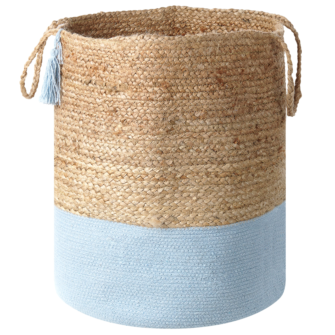 Set de 2 coșuri GAJAR Iută Albastru deschis [4]