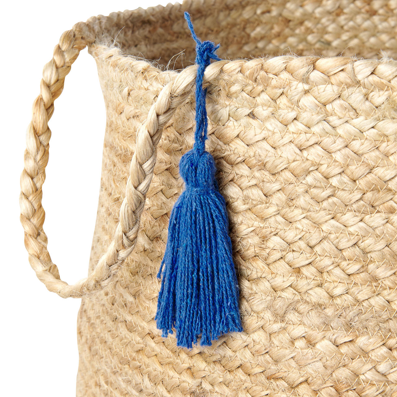 Set of 2 GAJAR Baskets Jute Navy Blue [6]