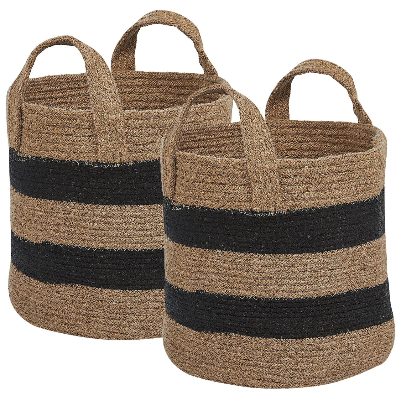 Set of 2 Baskets GEREDE Jute Natural [2]