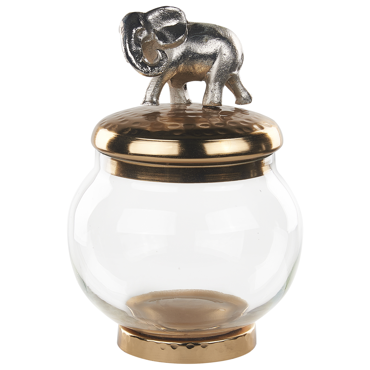 Set of 2 LAKI Jewelry Boxes Glass Gold [5]