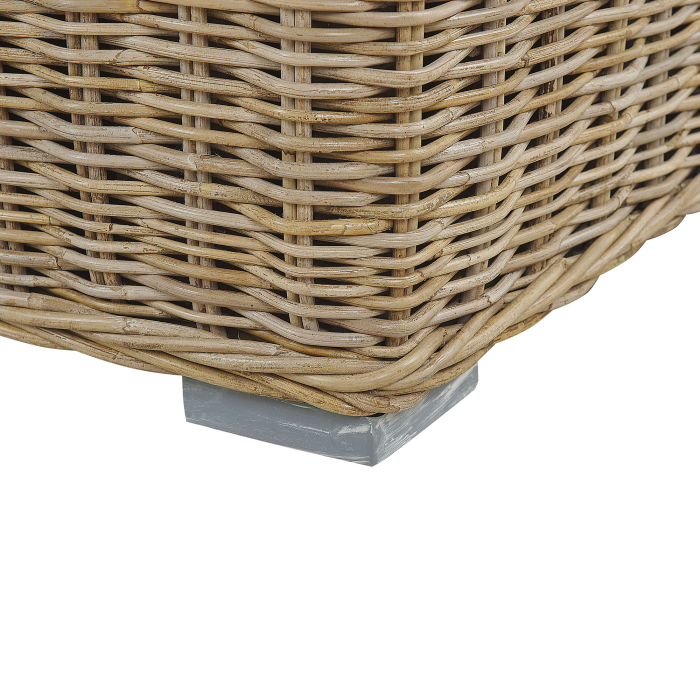 Set de 2 fotolii de grădină ARDEA Ratan Maro deschis [8]